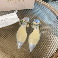 This season's hottest first-class flat sandals 2022SS JIMMY CHOO Jimmy Choo