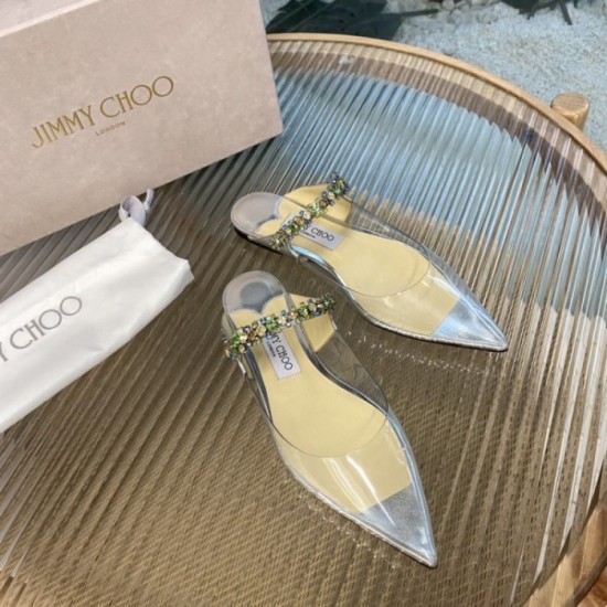 This season's hottest first-class flat sandals 2022SS JIMMY CHOO Jimmy Choo