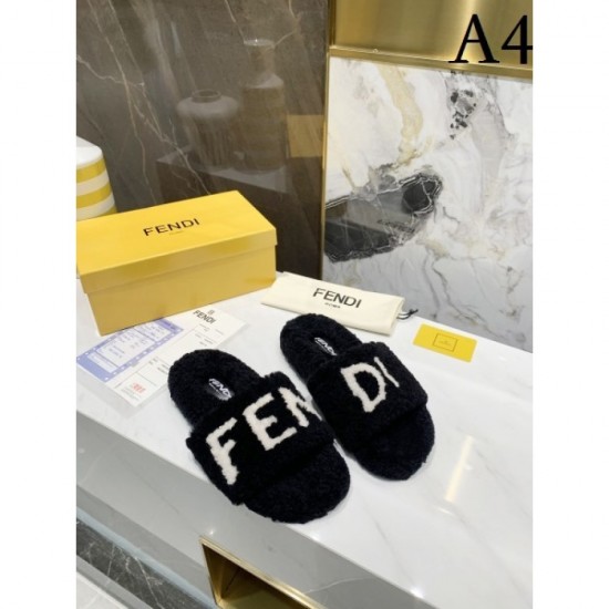 2022AW Fur Sabo Shoes Limited Edition Popular No.1 FENDI Fendi