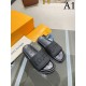 Fashionable expression slippers 2022SS LOUIS VUITTON Louis Vuitton