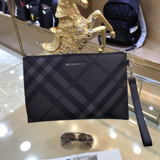 2022SS Men's Clutch Bag Unique Design BURBERRY Burberry