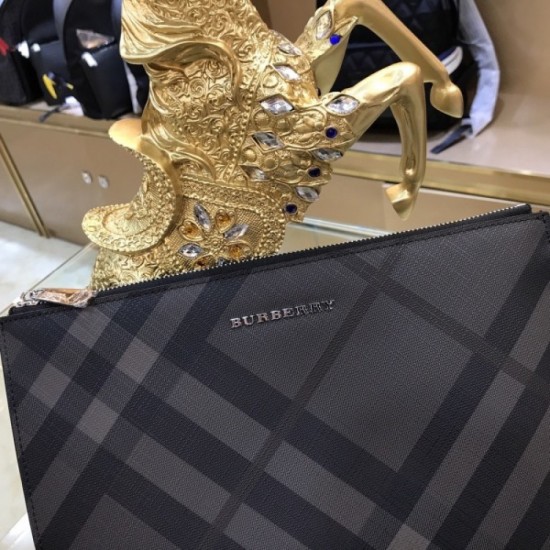 2022SS Men's Clutch Bag Unique Design BURBERRY Burberry