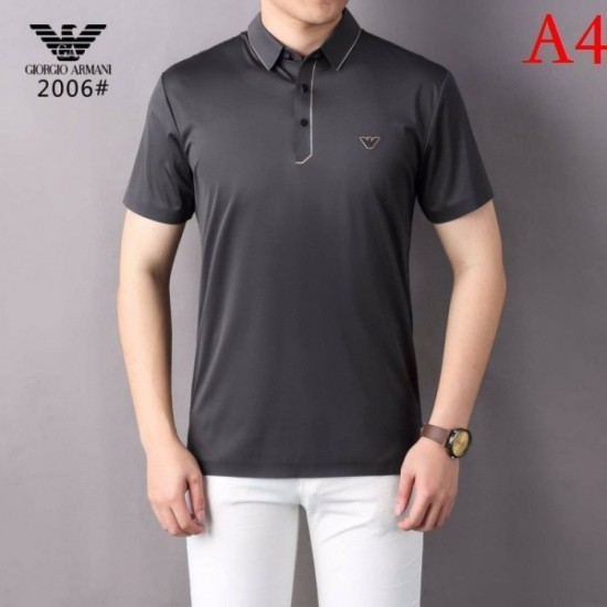 ARMANI Men's Short Sleeve T-shirt 2022 New Adult-like design Armani Multicolor selectable