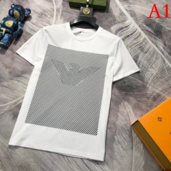 ARMANI Men's Short Sleeve T-shirt 2022 New Armani 2 colors to give an adult impression