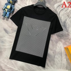 ARMANI Men's Short Sleeve T-shirt 2022 New Armani 2 colors to give an adult impression