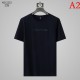 ARMANI Men's Short Sleeve T-shirt 2022 New Urban Style Armani Multicolor Selectable