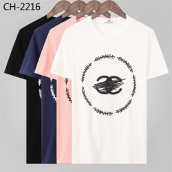 CHANEL Men's Short Sleeve T-shirt 2022 New Classic Street Style Chanel