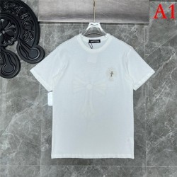 CHROME HEARTS Men's Short Sleeve T-shirt 2022 New Satisfied with the texture Chrome Hearts