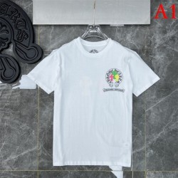 CHROME HEARTS Men's Short Sleeve T-shirt 2022 New Keep an eye on Chrome Hearts