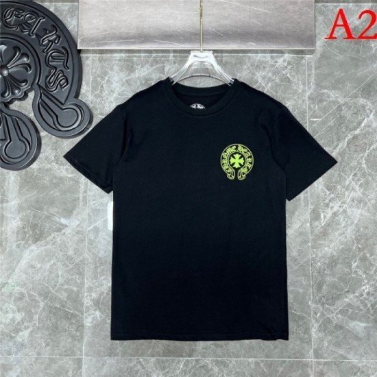 CHROME HEARTS Men's short sleeve T-shirt 2022 New classic design Chrome Hearts