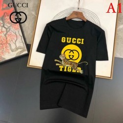 GUCCI Men's Short Sleeve T-shirt 2022 New Korean Fashion Gucci