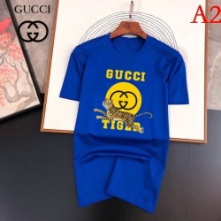 GUCCI Men's Short Sleeve T-shirt 2022 New Korean Fashion Gucci