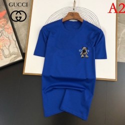 GUCCI Men's Short Sleeve T-shirt 2022 New Super Rare Difficult to Obtain Gucci