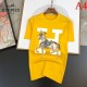 HERMES Men's Short Sleeve T-shirt 2022 New Hermes that seems to be bright spring and summer