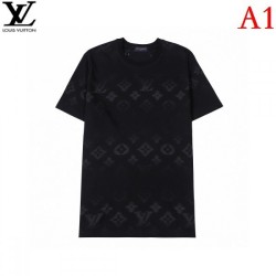 LOUIS VUITTON Men's Short Sleeve T-shirt 2022 New Eye-catching 1st Louis Vuitton