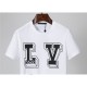 LOUIS VUITTON Men's Short Sleeve T-shirt 2022 New Keep an eye on Louis Vuitton