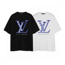 LOUIS VUITTON Men's short sleeve T-shirt 2022 New price range is attractive Louis Vuitton