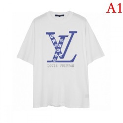 LOUIS VUITTON Men's short sleeve T-shirt 2022 New price range is attractive Louis Vuitton