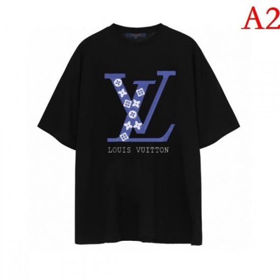 LOUIS VUITTON Men's short sleeve T-shirt 2022 New price range is attractive Louis Vuitton