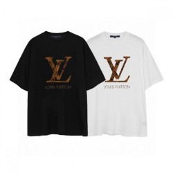 LOUIS VUITTON Men's short-sleeved T-shirt 2022 New charm Louis Vuitton