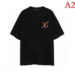 LOUIS VUITTON Men's Short Sleeve T-shirt 2022 New Cool Impression Louis Vuitton