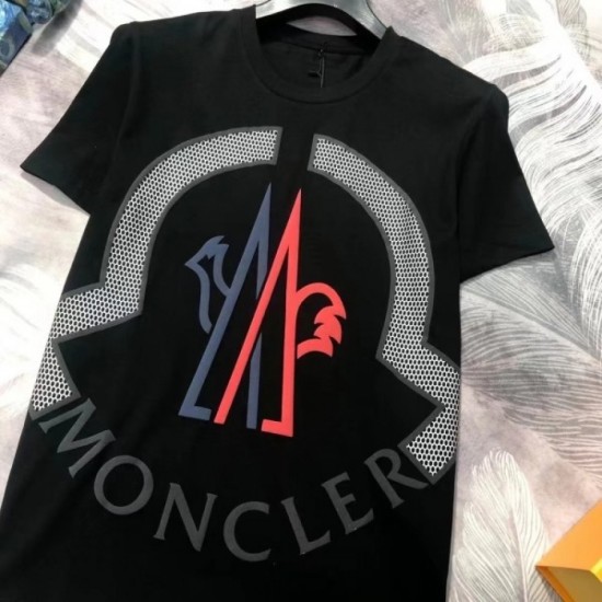 MONCLER Men's Short Sleeve T-shirt 2022 New Popular Moncler Multicolor Selectable