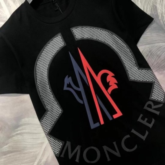 MONCLER Men's Short Sleeve T-shirt 2022 New Popular Moncler Multicolor Selectable