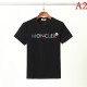 MONCLER Men's short sleeve T-shirt 2022 New texture is exquisite Moncler multicolor selectable