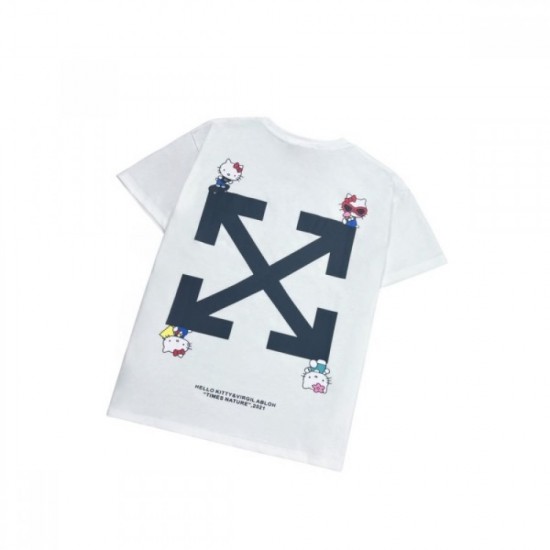 2022SS Both are popular OFF-WHITE Off-white men's and women's short-sleeved T-shirts