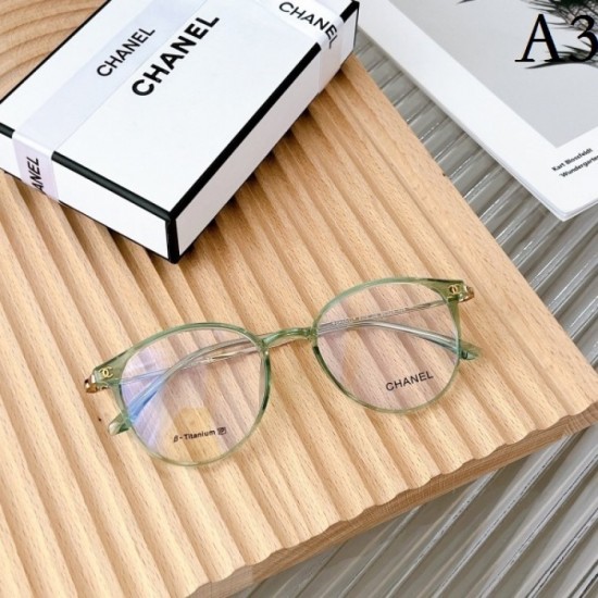 CHANEL transparent glasses multicolor selectable New colors for fashion