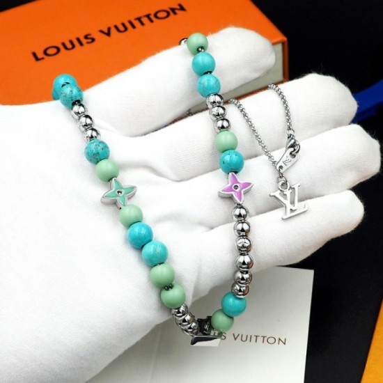 2022SS LOUIS VUITTON Louis Vuitton color variation rich necklace