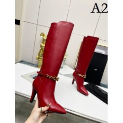 2022AW boots YSL Yves Saint Laurent with a neat feeling