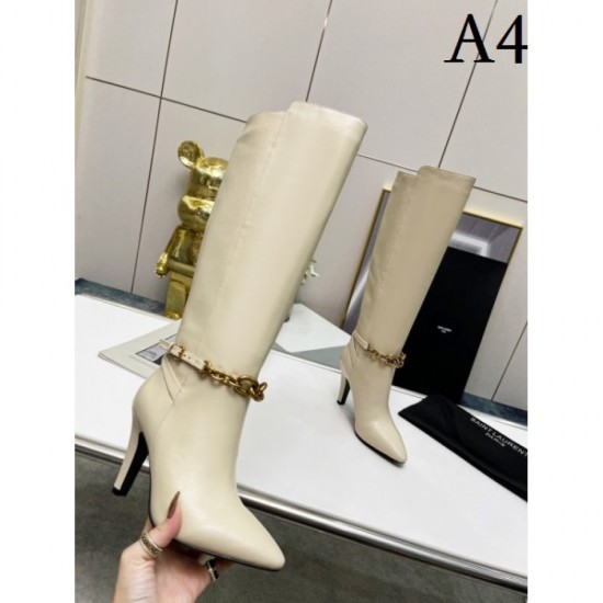 2022AW boots YSL Yves Saint Laurent with a neat feeling