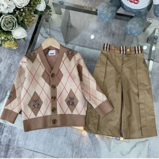 2023FW Popular Sale 100% New BURBERRY Burberry Top and Bottom Set