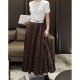 CELINE Celine Presence perfect item 2023SS pleated skirt