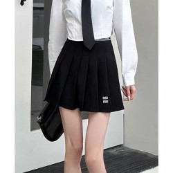 MIU MIU must-see nice elegant 2023SS pleated skirt