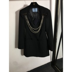 PRADA Prada This season's recommended topical 2023SS blazer dress