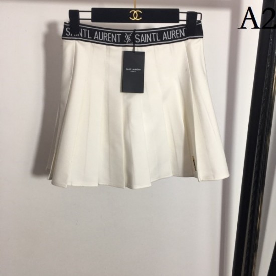 YSL Yves Saint Laurent 2023SS Pleated Skirt