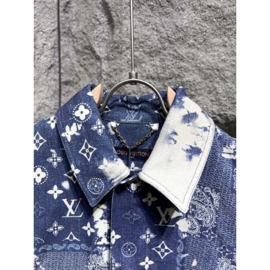 2023SS Short-sleeved shirt LOUIS VUITTON Louis Vuitton ideal for daily use