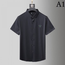 2023SS latest advance fashionable logo short-sleeved shirt PRADA Prada