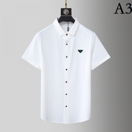 2023SS latest advance fashionable logo short-sleeved shirt PRADA Prada