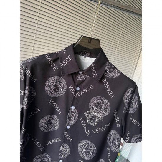 2023SS new masterpiece short-sleeved shirt VERSACE Versace