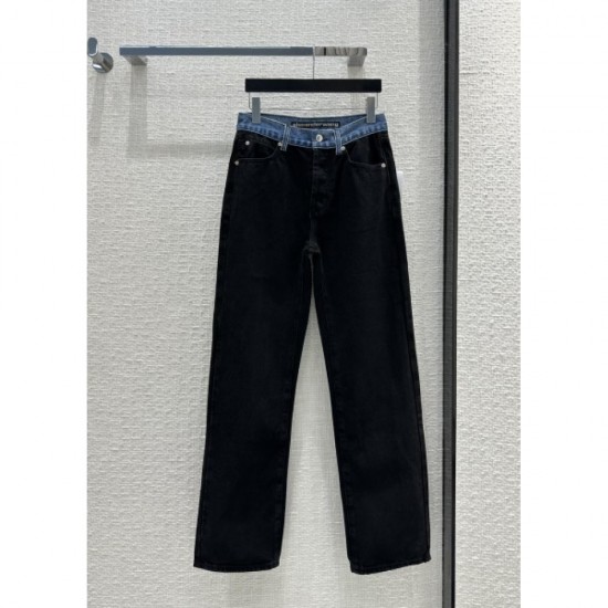 ALEXANDER WANG front line new 2023SS straight jeans