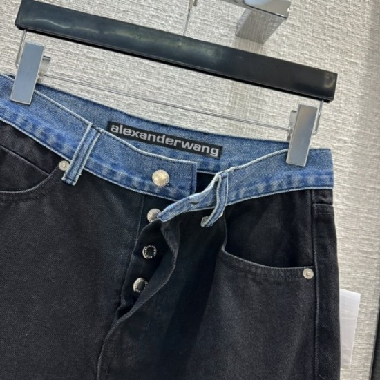 ALEXANDER WANG front line new 2023SS straight jeans