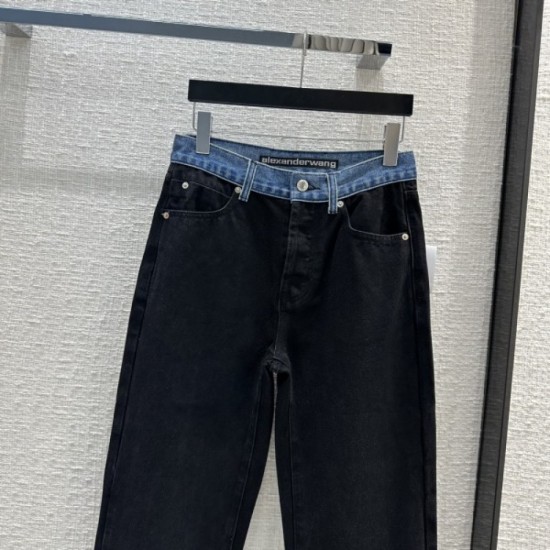 ALEXANDER WANG front line new 2023SS straight jeans