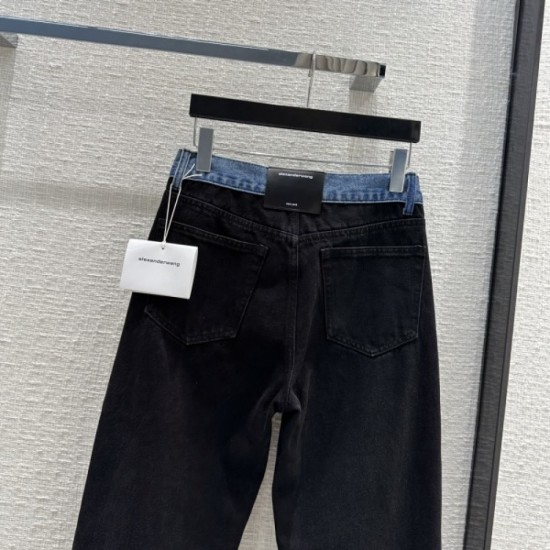 ALEXANDER WANG front line new 2023SS straight jeans