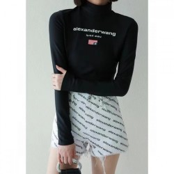 ALEXANDER WANG Challenge the cheapest 2023SS long sleeve T-shirt