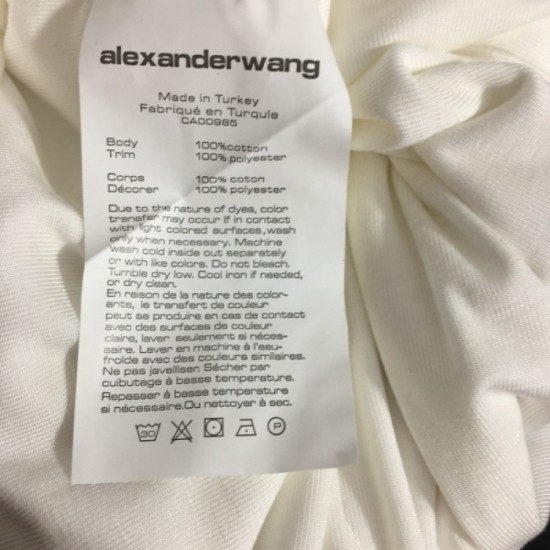 ALEXANDER WANG Challenge the cheapest 2023SS long sleeve T-shirt