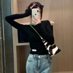 ALEXANDER WANG Sale Price 2023SS Long Sleeve T-shirt