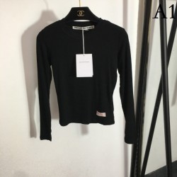 ALEXANDER WANG Sale Price 2023SS Long Sleeve T-shirt